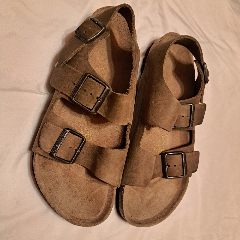Birkenstock Brown Sandals with Buckles